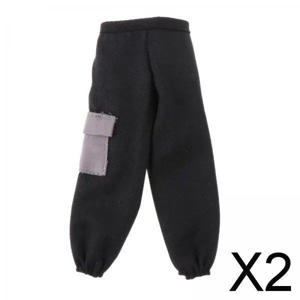 

2x1/6 Male Pant Trousers for 12'' inch Soldier Action Figures Accessories