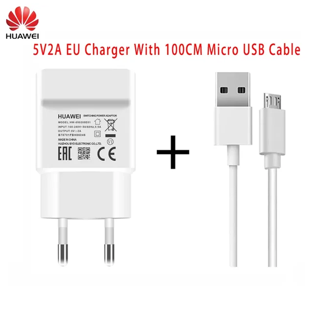 Chargeur Original 5V 2A + cable Micro USB pour Huawei Mate 10 Lite