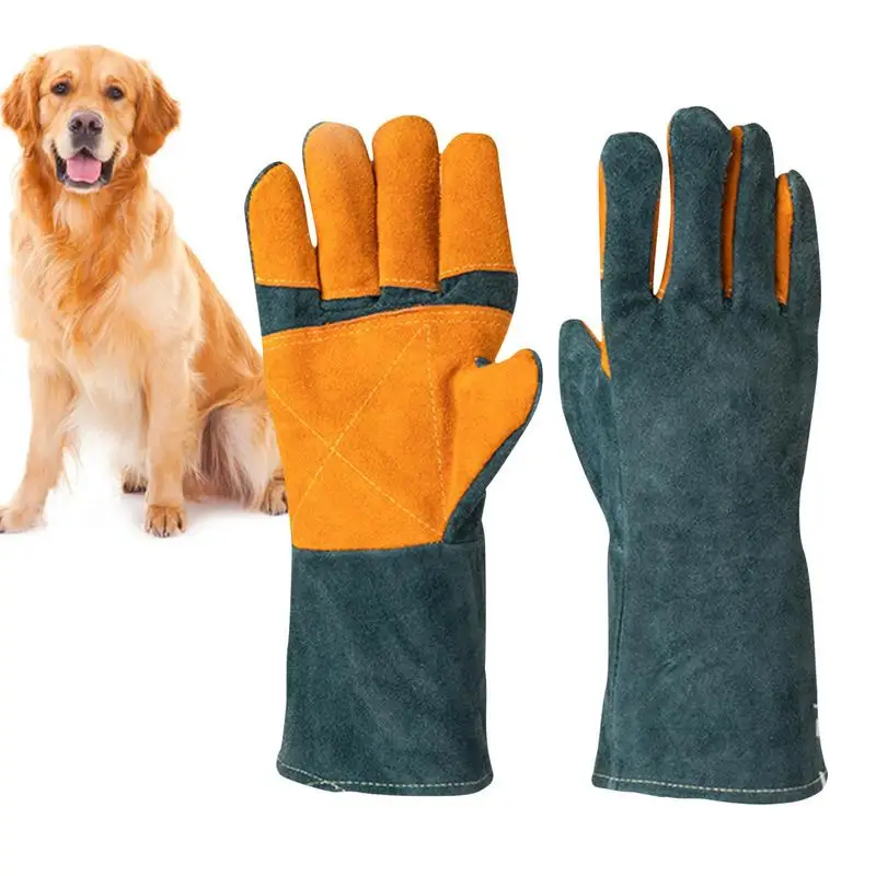 Animal Handling Gloves Extreme Heat And Fire Resistant Gloves Bite Proof for Cat Dog Bird Falcon Washing