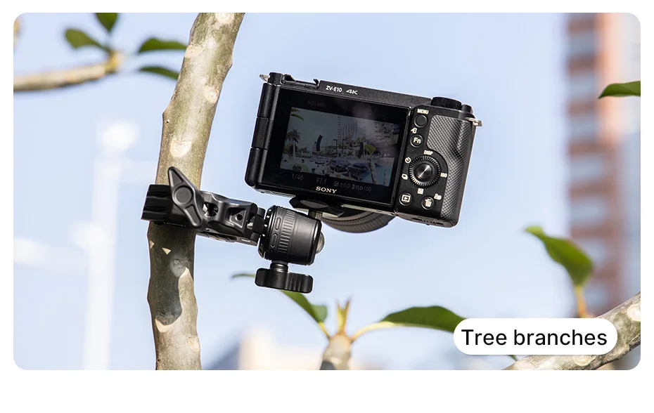 Ulanzi R099 مشبك مع 360 درجة صغيرة ل DSLR كاميرا Gopro
