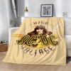 Acdc Fluffy Soft Blankets & Throw Blanket Home Interior Knitted Plaid Beach Towel Microfiber Bedding Knee Nap King Size Bed Sofa 4