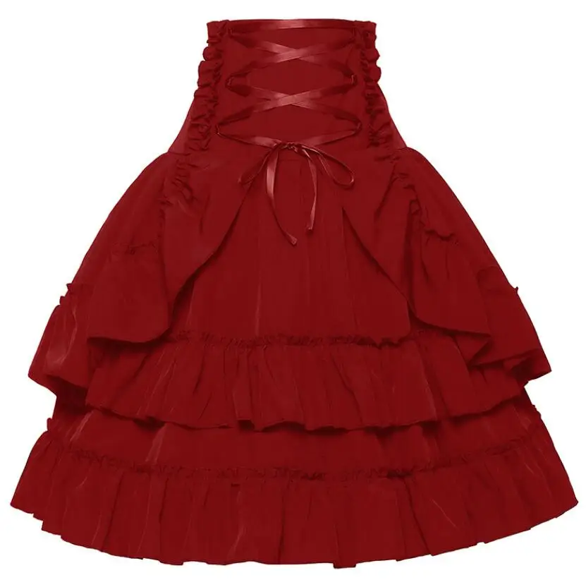 Gothic Black Skirt Image 8