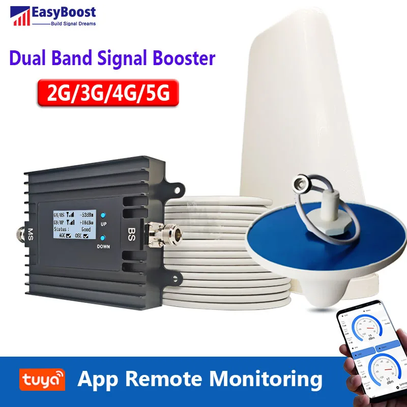 EasyBoost 4G 5G Signal Booster Repeater 2G 3G 4G GSM Celullar Amplifier