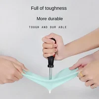 1 paire de couvre-chaussures imperméables en Silicone, en caoutchouc résistant aux lèvres, équipement de pluie, accessoires pour les jours de pluie en plein air 6