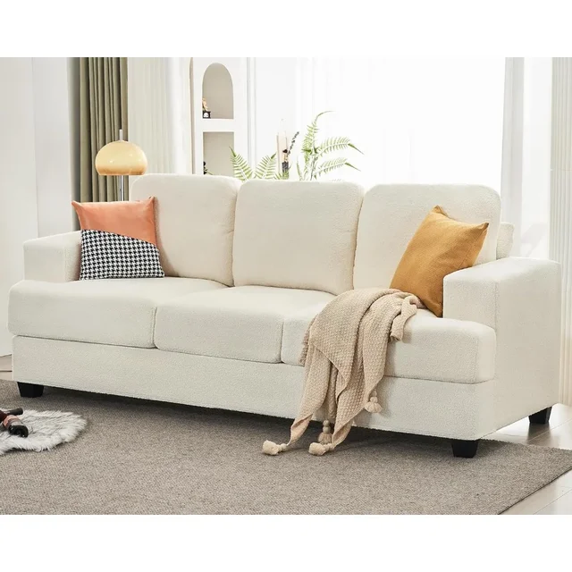 Comfy Sofa Couch with Extra Deep Seats, Seater Sofa- Modern Sofa, Couch for Living Room Apartment Lounge 1