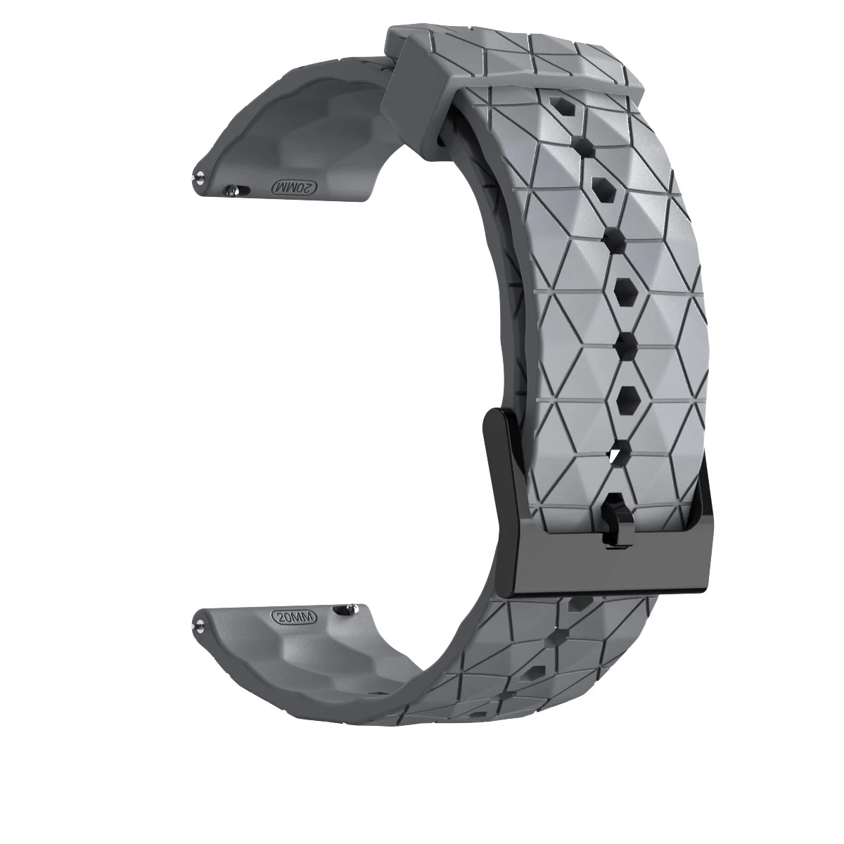 Silicone Sports Strap - 22mm Replacement Wristband Accessory