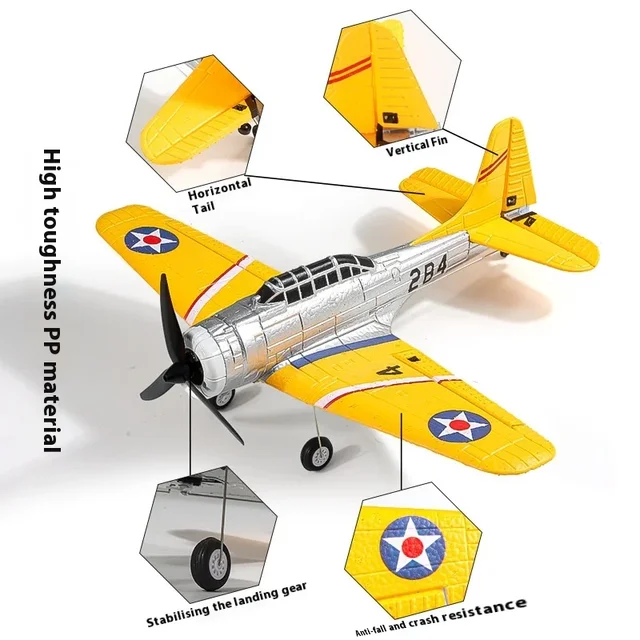 QF012 Four Channel Rc Plane Sbd Bomber Brushless Motor Fixed Wing Aircraft Model Remote Control Foam Aircraft Toy Birthday Gift 6