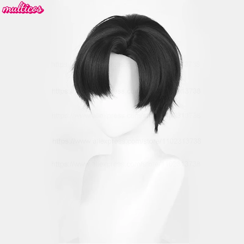 Zayne Perücke Spiel Liebe Und Deepspace Cosplay Kurze Schwarze Hitzebeständige Synthetische Haar Halloween Party Rolle Spielen Anime Perücken + wigCap – Detail 11