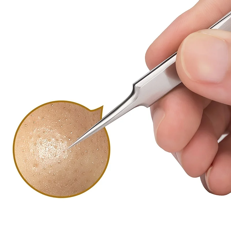Ultra-fine No. 5 Cell Pimples Blackhead Clip Tweezers