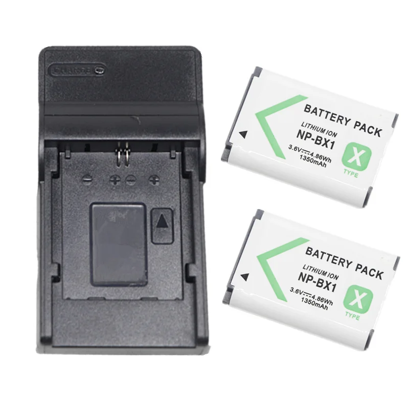 Batteria Per Fotocamera Np-Bx1 O Caricabatterie Usb Per Sony Hdr-As10 As100 As15 As20 As30 As300 As50R Cx240 Cx405 Cx440 Gw66 Gwp88 Mv1