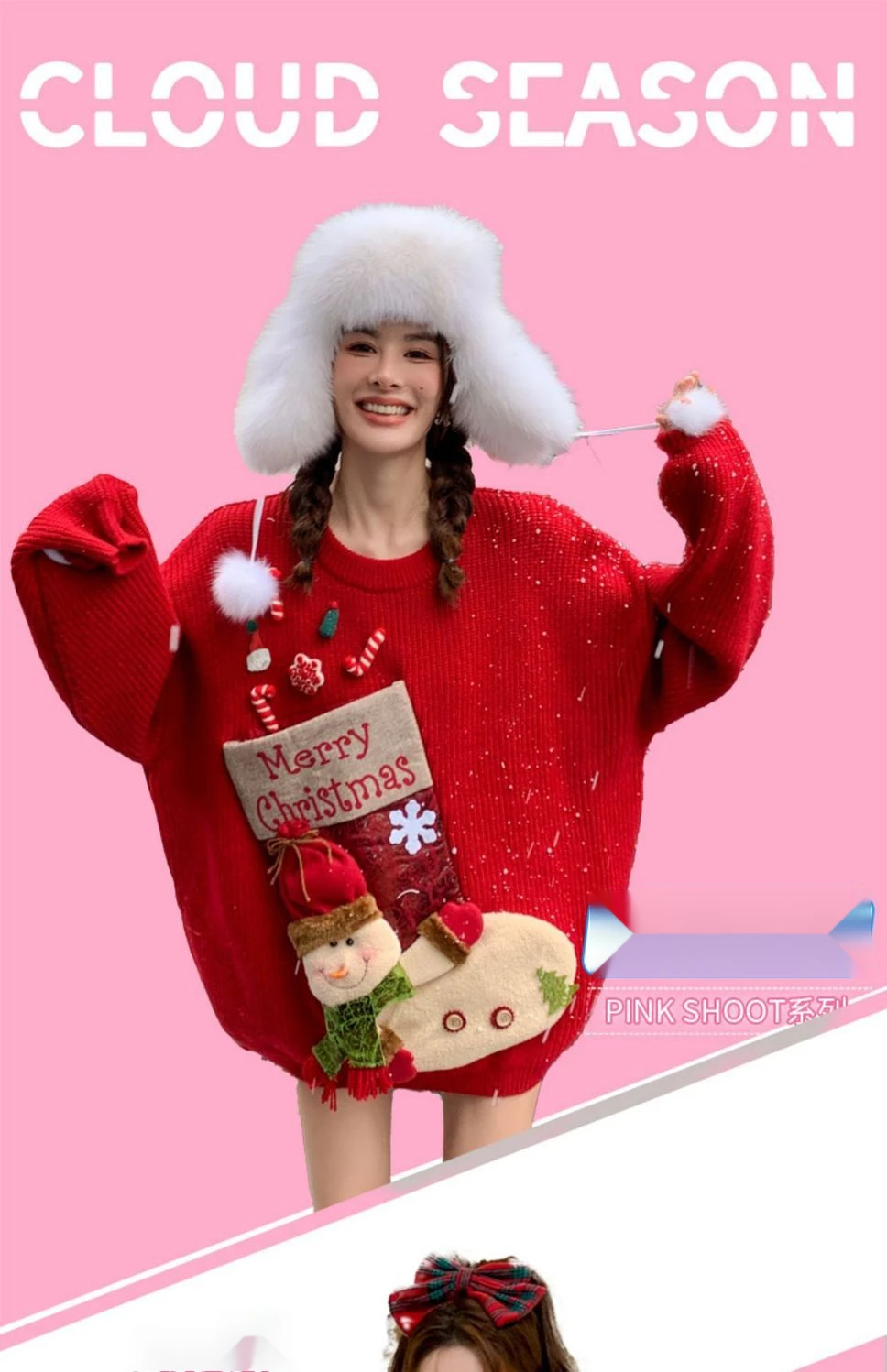 Women's Christmas Jumper Knitted Pullover For Winter Fashion_voghion.com