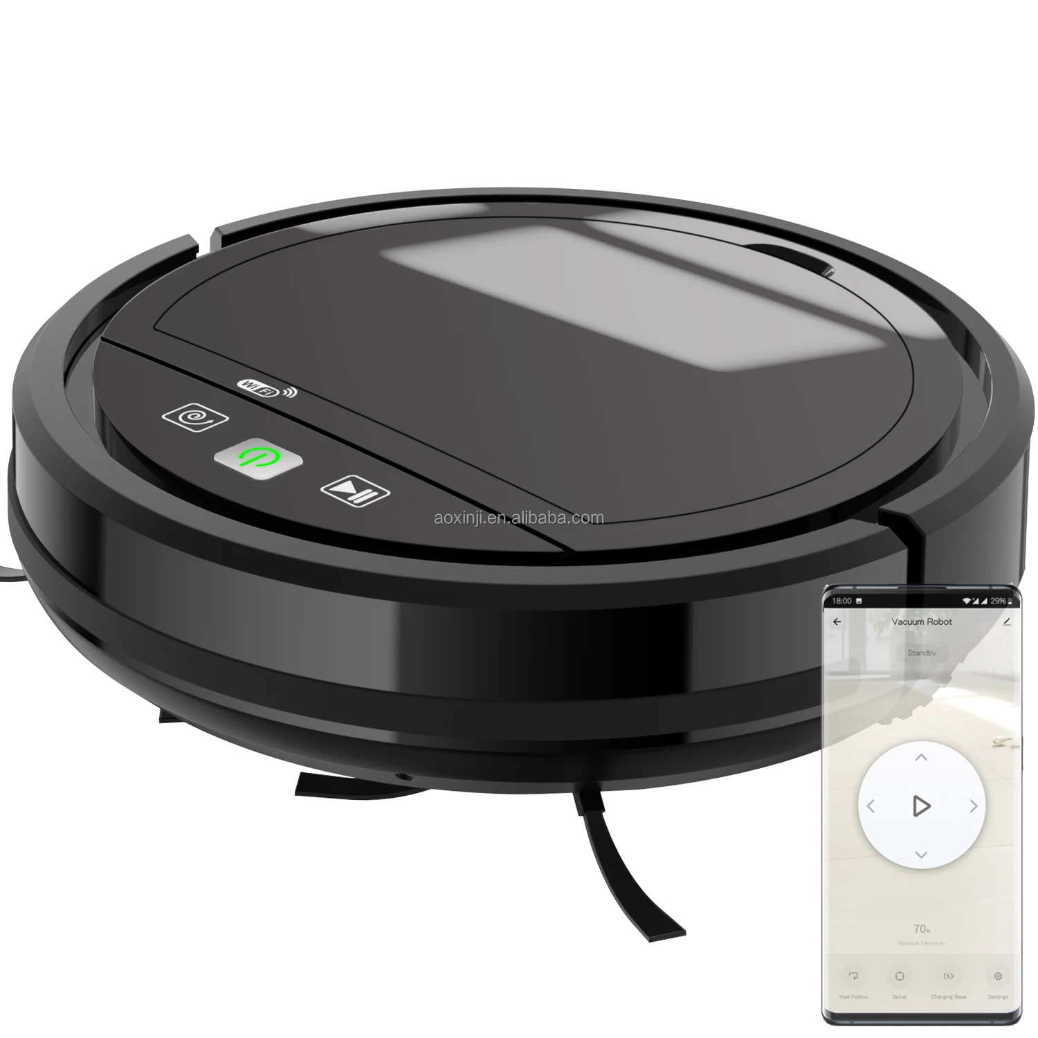 

Sweeping and Mopping Robotic Vacuum Sweeper Robot Home Cleaning Machine Smart Automatic Rechargeable Floor Cleaner Robot