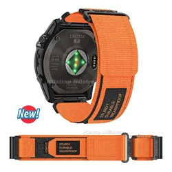 Premium Nylon Sport Strap | Versatile Watch Band Accessory - Garmin 22mm (Orange new)