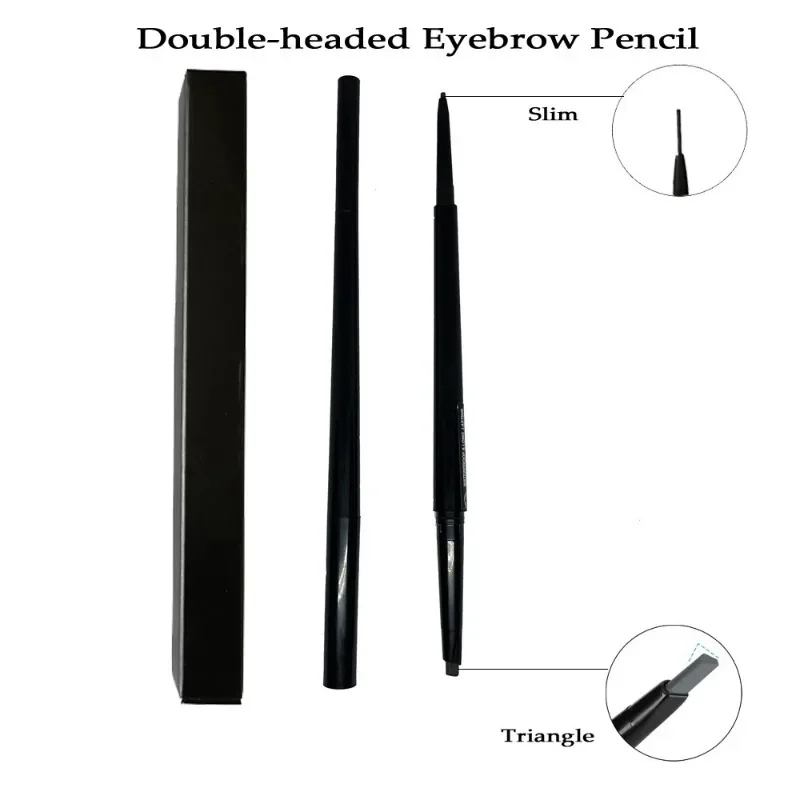 

Double Eyebrow Pencil One Thick One Fine 1.5mm Ultra Fine Eyebrow Pencil Neutral Double Eyebrow Pencil Cross Border Makeup