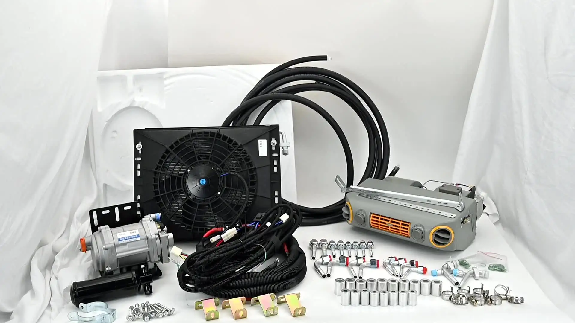 404Универсальный электрический автомобильный воздушный компрессор с системой