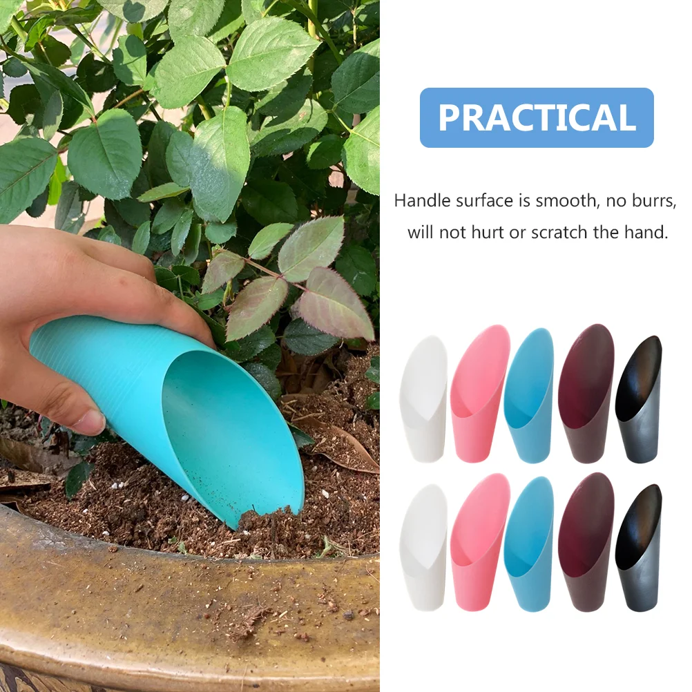 10 Pcs Barrel Gardening Tool Potting Scoops Cultivation Soil Supplies Dig Bonsai