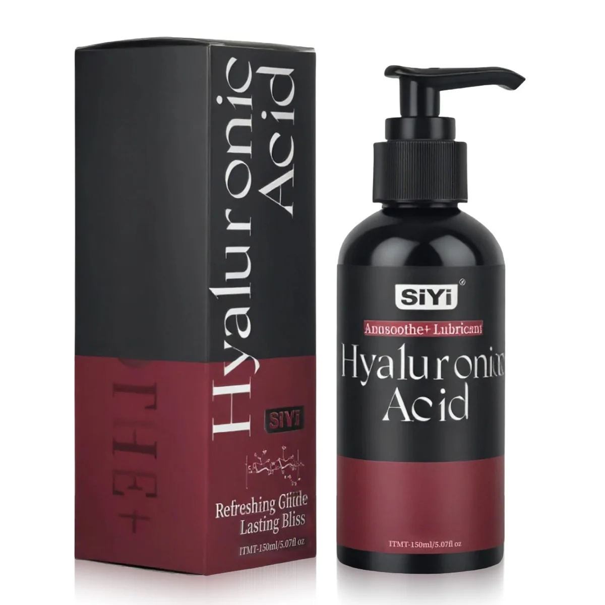 Hyaluronic Acid Anal Lubricant 150ml Long-lasting Moisturizing Lube for Men & Couples, Gentle Formula for Smooth Anal Pleasure