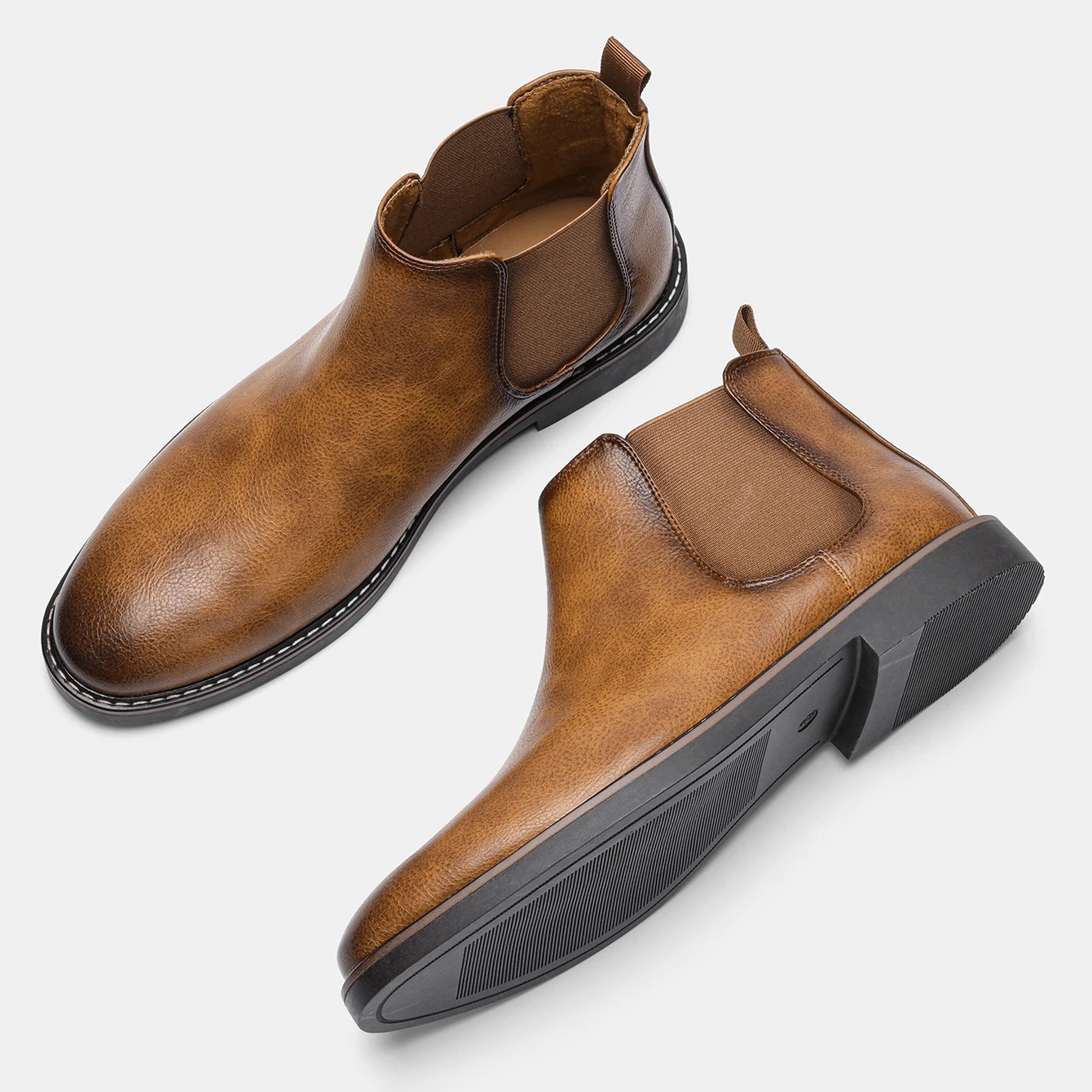 40-46 Men Retro Chelsea Boots Comfortable Leather