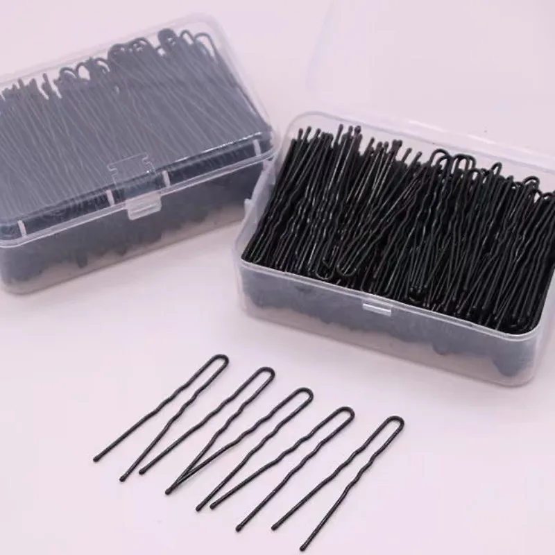 Minimalist Wear-resistant Hairpin Side Bangs Ripple Hairclip U-Shaped No Paint Peeling Hair Grip Non Fading Headwear Accessories