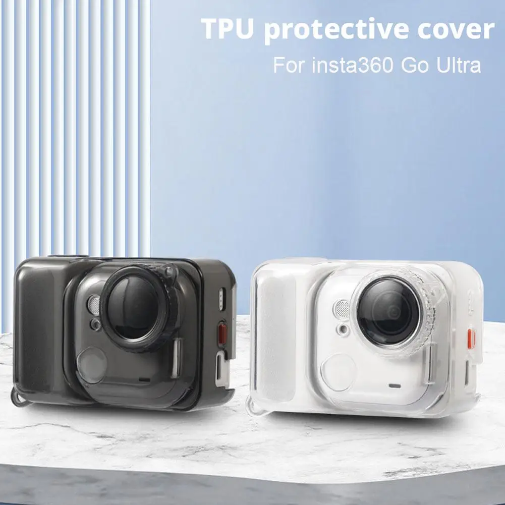 Étui TPU pour Insta360 GO Ultra – Protection Transparente ou Noir