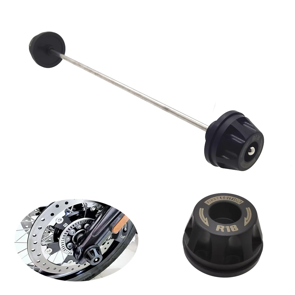 Motorcycle Accessories R18 Front Axle Fork Wheel Protector Crash