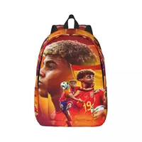 Lamine Y-Yamal Fashionable and avant-garde, fully printed, comfortable student backpack for carrying. 1