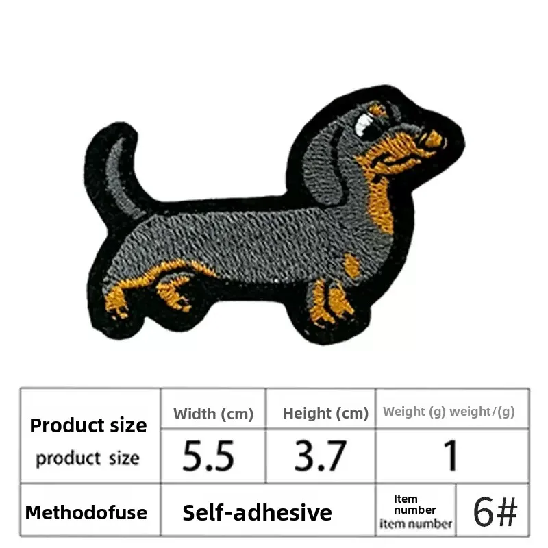 Embroidered Black Cat Design Patch - Product Image 15