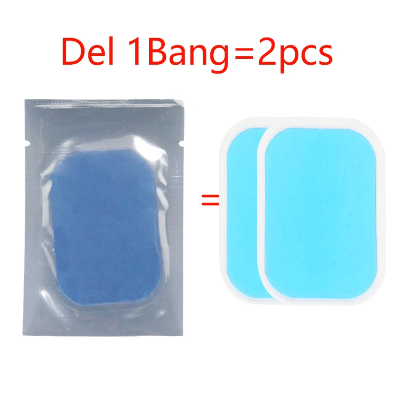 Body massager gym accessories Gel Pads for EMS Abdominal ABS Trainer Muscle Stimulator Exerciser Replacement Massager Gel Patch Fitness accessories