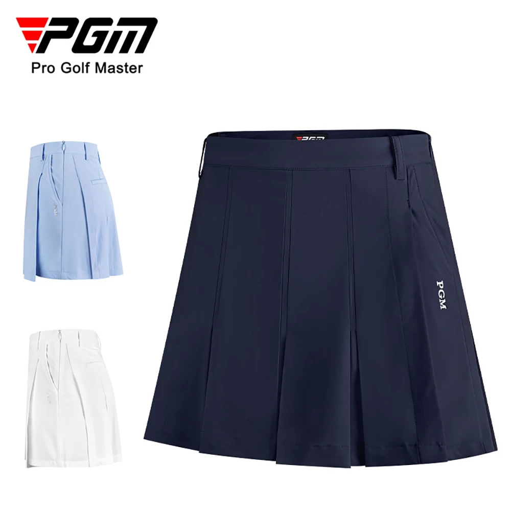 PGM New Women's Golf Skirt Pants Summer Sports Pleated Skirt Elastic Belt Women's Golf Sportswear Tennis