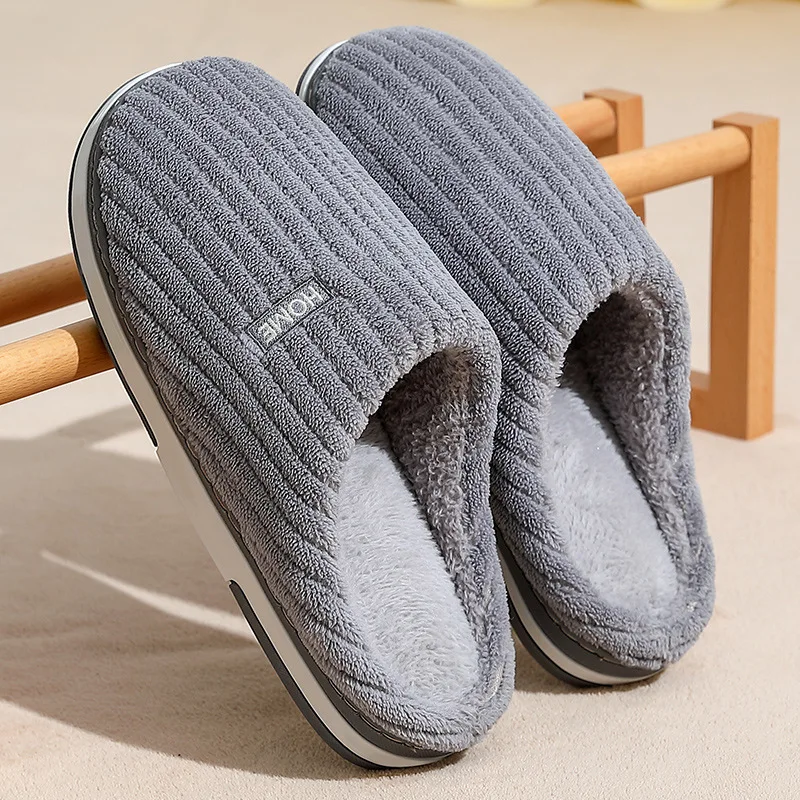 Non Slip Slippers Leather Sandals Fashion Sandals Soft Slippers Linen Slippers Fur Slippers Beach Slippers Eva Slippers Beach Sandals Fashion Slippers Men Warm Slippers Women Home Cotton Plush Slides Bedroom Casual Non-Slip Shoes Concise Winter Couples Indoor Soft Sole Flats