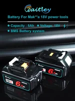 Waitley18V 6.0Ah аккумуляторная батарея для Makita электроинструменты литий-ионные аккумуляторы 6000mAh 18 V Замена BL1860B BL1850 6A