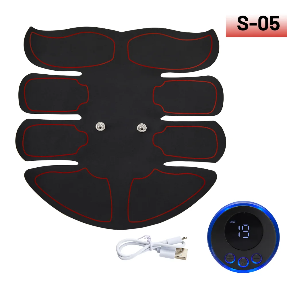 Rechargeable EMS Muscle Stimulator for Fitness and Body Toning