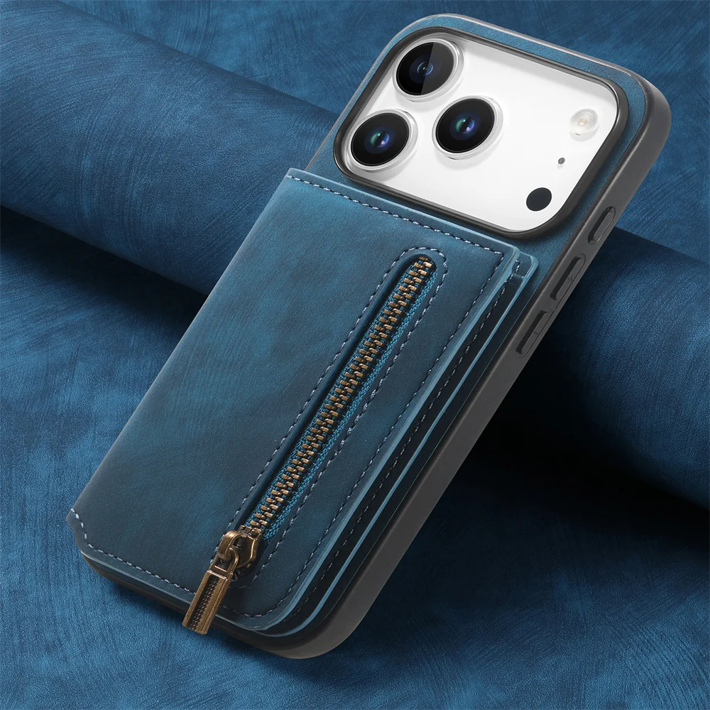 Flip RFID Blocking Card Phone Case - Premium Wallet Design & Secure Card Storage