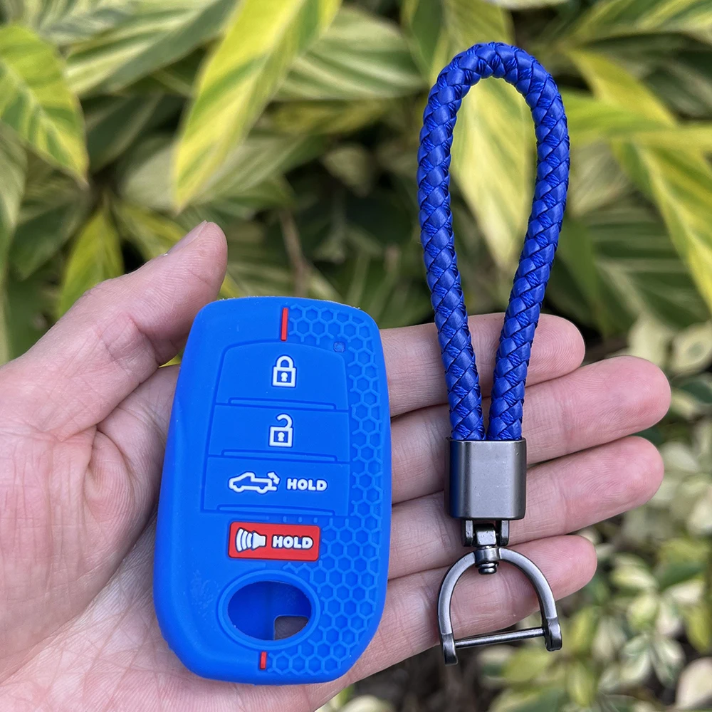 Premium Silicone Car Key Case Accessory - Durable & Stylish Protection Cover