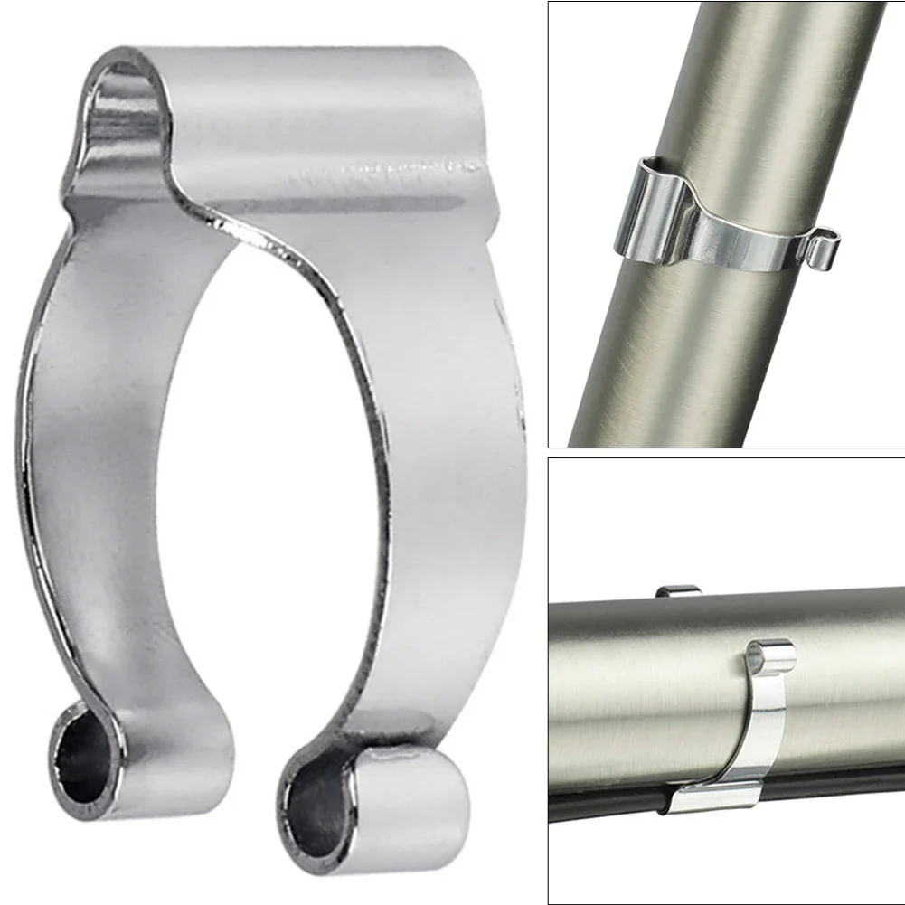 Lot De 50 Clips De Câble En Acier Inoxydable Pour Cadre De Remorque - Clips De Câble Pour Panneau Solaire - 4 Fils De Remorque - Pour Câblage PV, Câble De Bateau