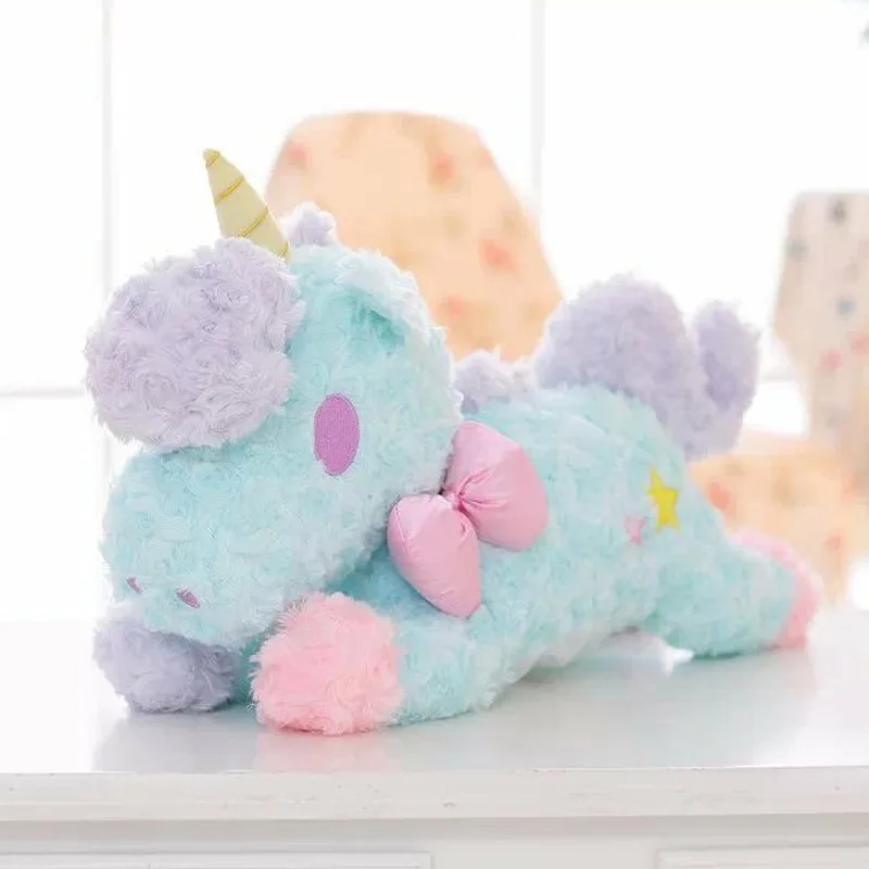 

Creative Rose Velvet Animal Stuffed Animal Plush Toy Unicorn Doll Pony Tissue Pumping Decorative Plush Toy Creative Gift