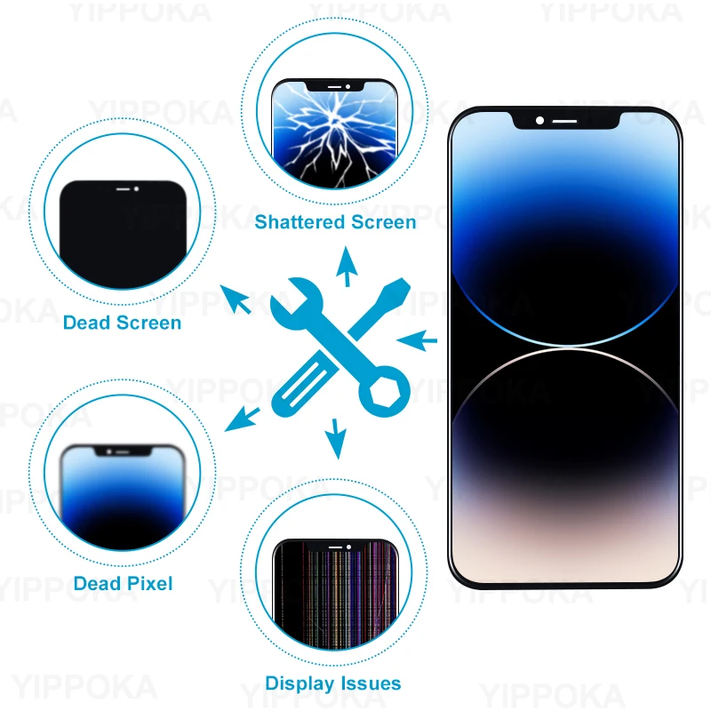 For iPhone X XR XS Max 13 Pro Max LCD 3D Touch Screen Digitizer For iPhone 14 12 Pro Max Display 12 Mini 15 LCD 16 Plus 17 Pro