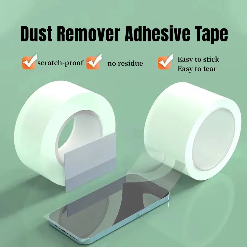 Screen Protector Stickers Dust Removal Fingerprint Cleaning Artifact