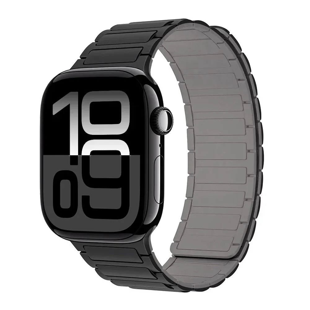 Magnetic Silicone Strap for Apple Watch - Premium Replacement Band