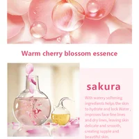 Crème à l'essence Sakura, hydratant pour le visage aux fleurs de cerisier pour peaux sèches et rugueuses, Anti-vieillissement, Lifting du visage, réparation nourrissante au collagène 5