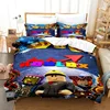 ROBLOX Game Surrounding Children's Anime Student Dormitory Bed Sheet Quilt Cover Three-piece Home Bed Three-piece Set Boys Girls 6