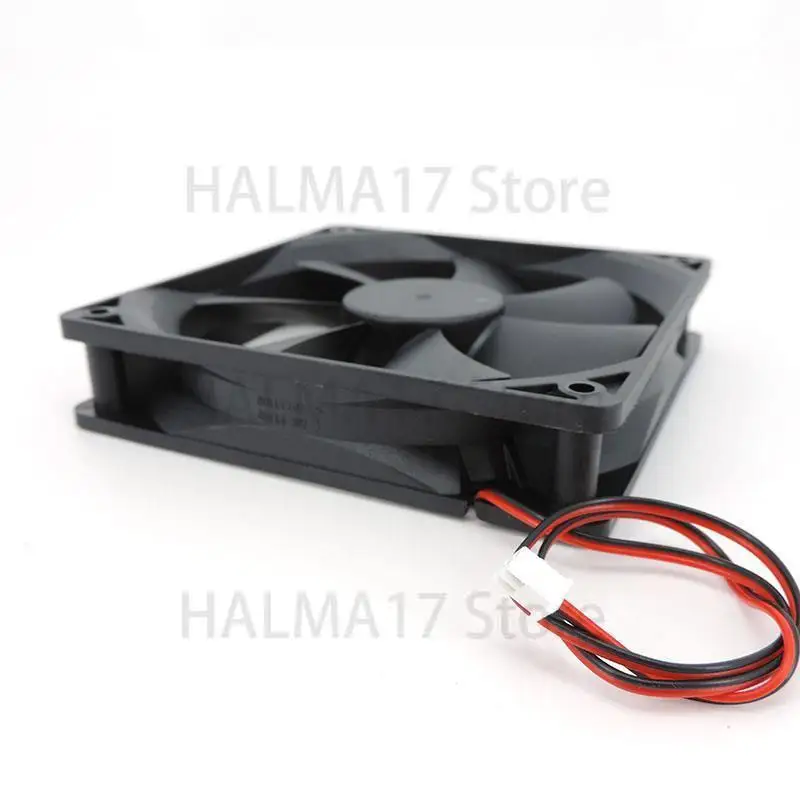 1 DC Fan 5V 12V 24v 120mm*120mm*25mm Brushless Cooling Fan oil-containing 2PIN PC Computer Case Cooler 12cm 0.1A J17