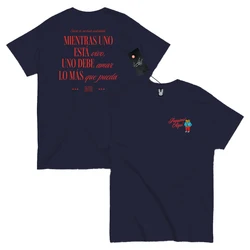 Bad Bunny 'Debi Tirar Mas Fotos' Hip - Hop Graphic Tee - Unisex 100% Cotton Short Sleeve - XS (DARK BLUE BB8)