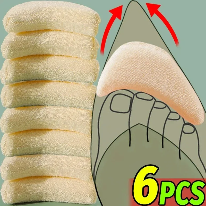 Soft Toe Plug Women High Heel Pain Relief Insert Shoe Palm Cushion Toe Front Filler Sponge Forefoot Pad Adjustable Sizes Insoles shoe insoles forefoot pads toe pads