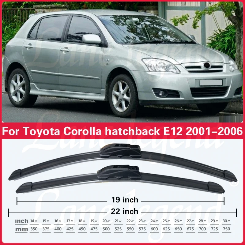 Doble Paquete Limpiaparabrisas 650/400mm Para Toyota Corolla Verso
