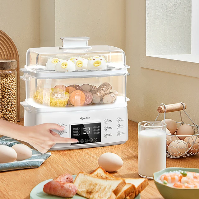 Multifunctional Electric Steamer Smart Appointment Electric Food Steamers  Large-capacity Automatic Power-off Breakfast Machine - Electric Food  Steamers - AliExpress