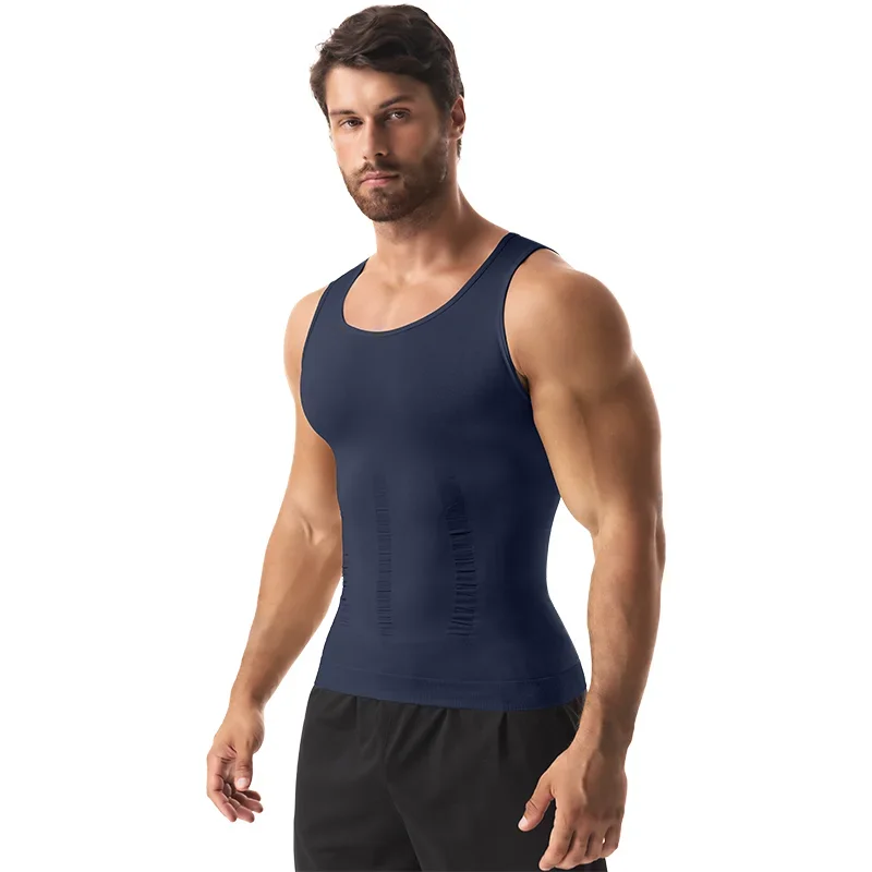 Model wearing compression tank top