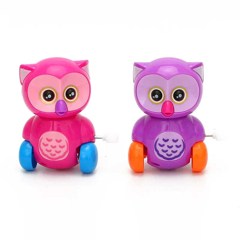 New Clockwork Toy Children's Cartoon Winding Creative Cut Owl Small Animal Baby Gift