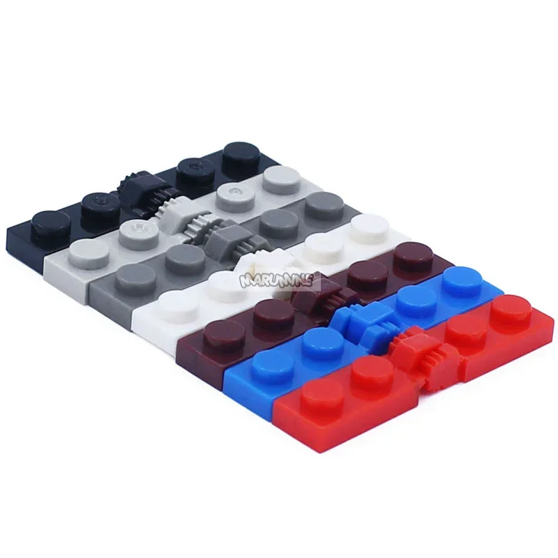 Marumine Build Block Changeover Catch 1x2 Hinge Plate 20PCS 44302 44301 Compatible MOC Technology Bricks DIY Parts Accessories 4