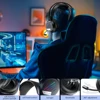 40617-de15aa.jpg Casque de jeu LED avec micro Hyperclear, casque filaire USB, écouteur surround HD, PS4, PC